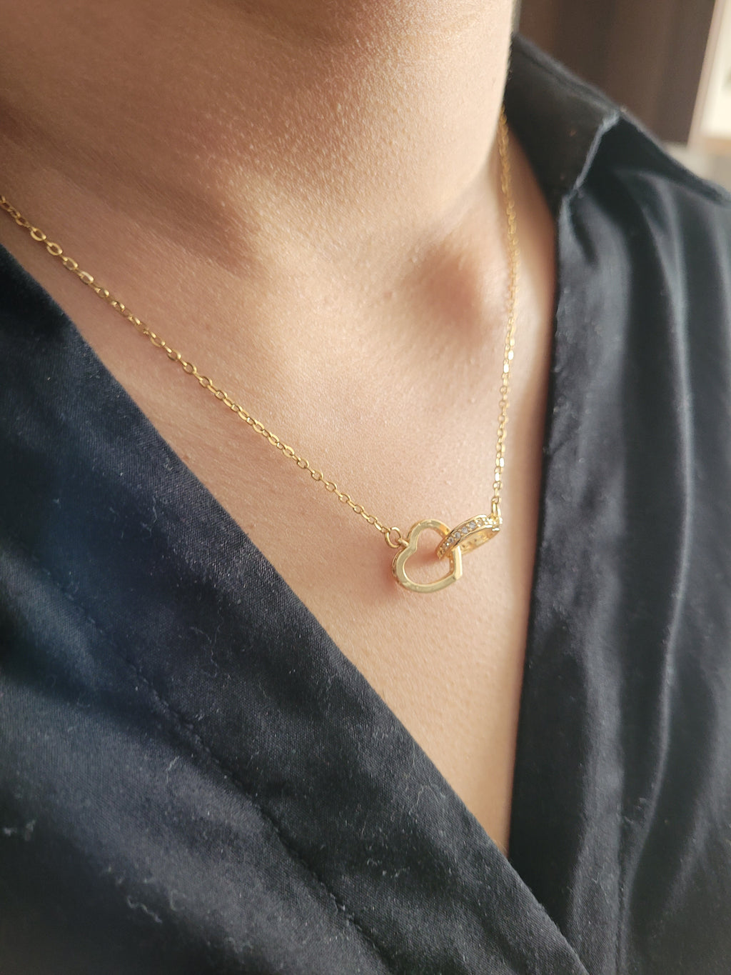 Interlocking Heart Necklace