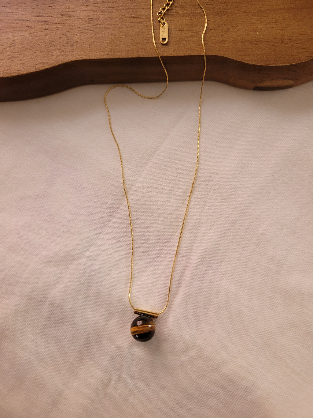Tiger Eye Pendant Necklace