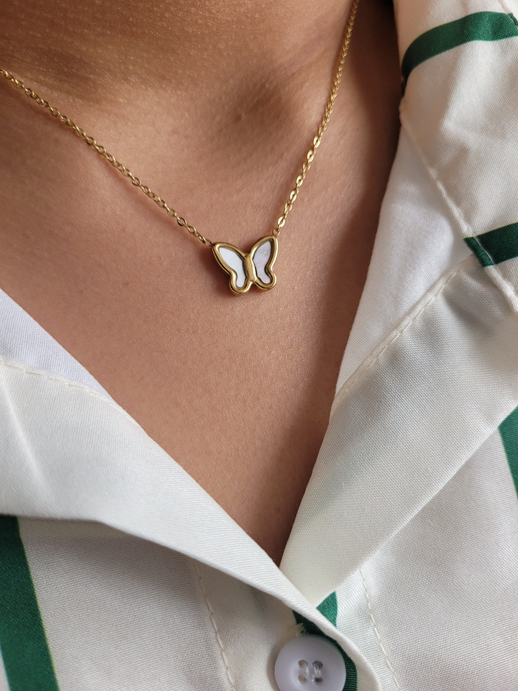 Butterfly Pendant Necklace