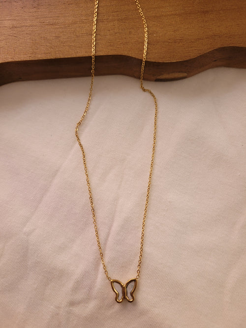 Butterfly Pendant Necklace