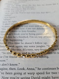 Gold Plated Beaded Crystal Bangle