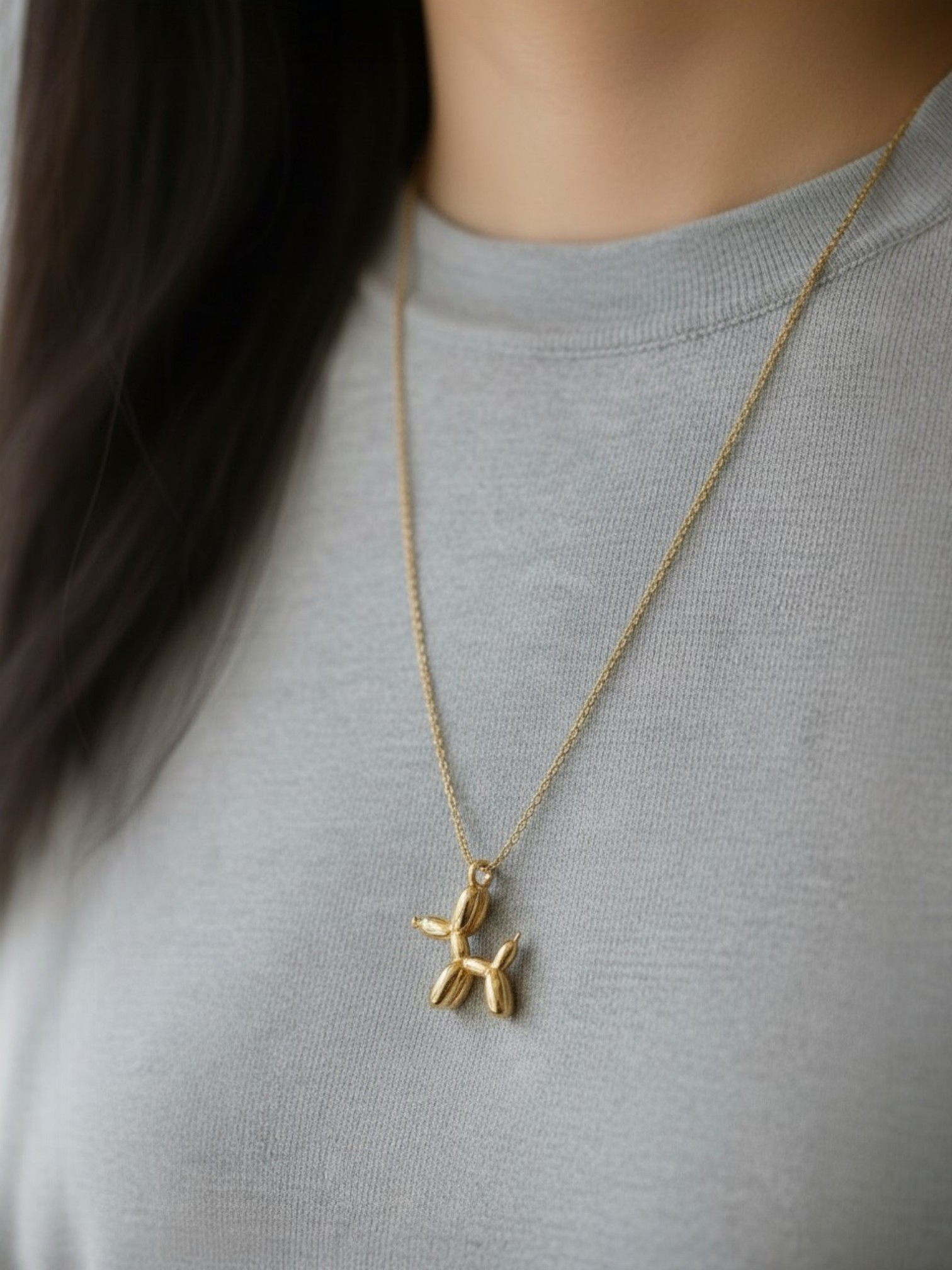 Balloon Dog Necklace